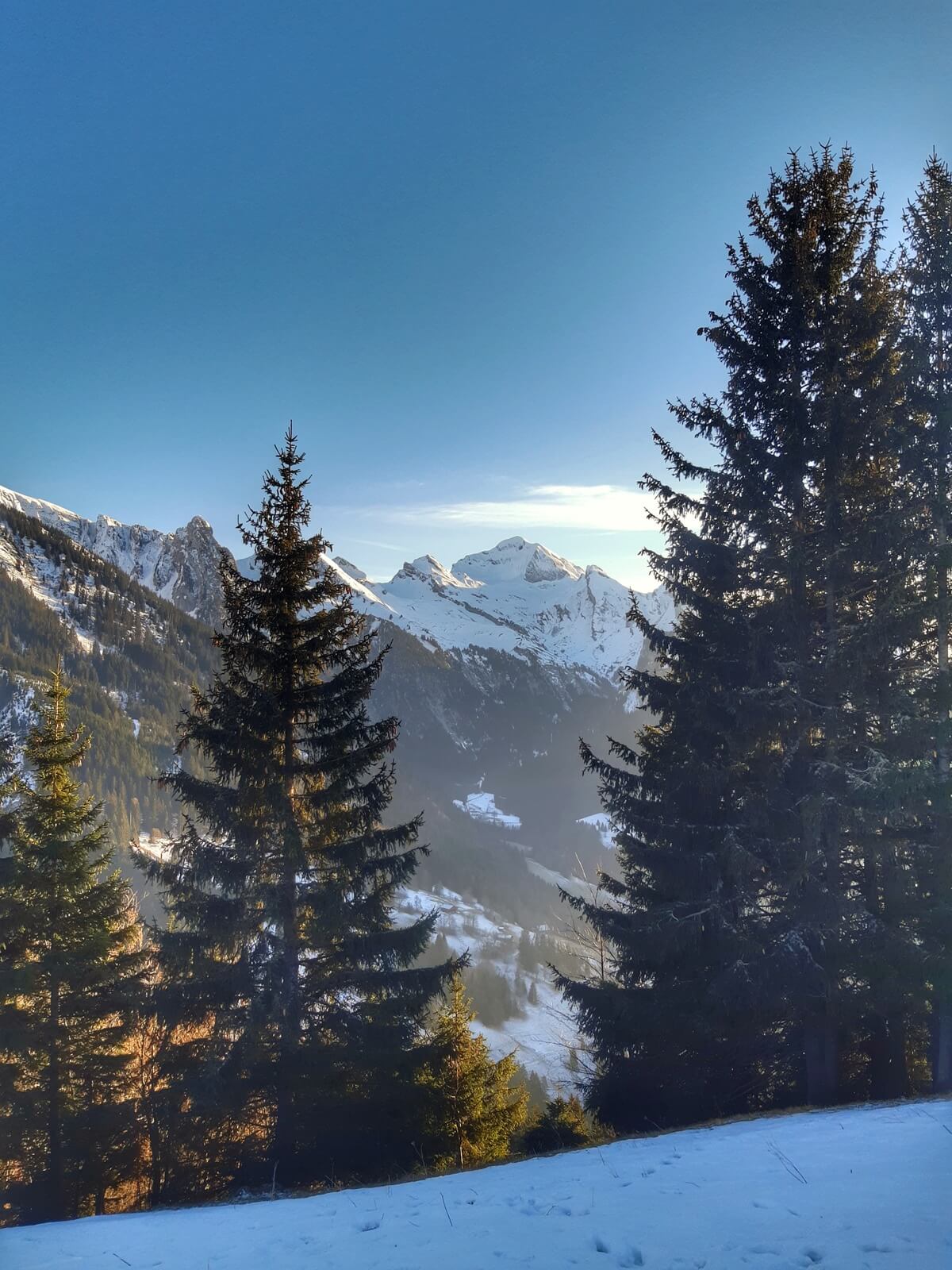 Le Mont Charvin en hiver