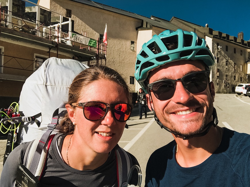 Laurie et Robin, tour du mont blanc en vélo et parapente au départ de Thônes