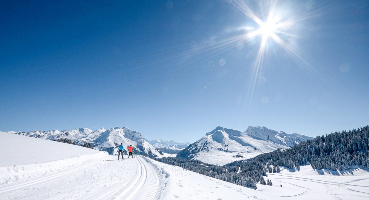 ski de fond plateau de beauregard thones coeur des vallées
