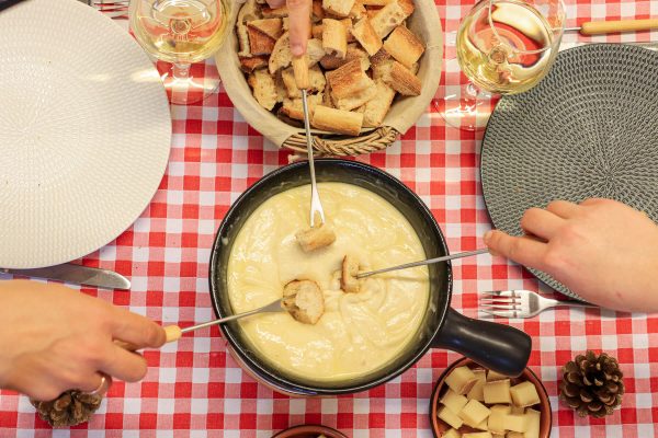 Recette de la fondue au Biscantin
