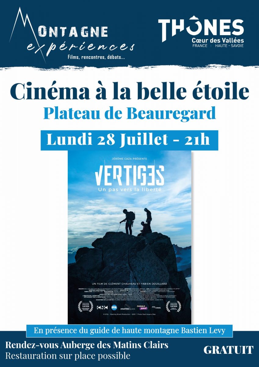 thônes film projection belle étoile