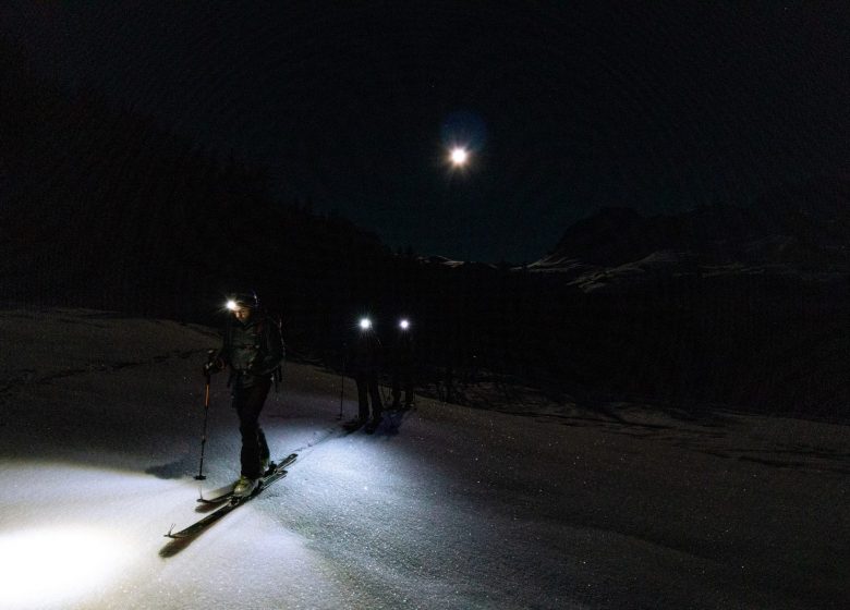 Ski de rando pleine lune