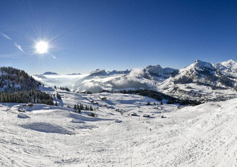 Le Rosay, secteur du domaine skiable alpin du Grand-Bornand