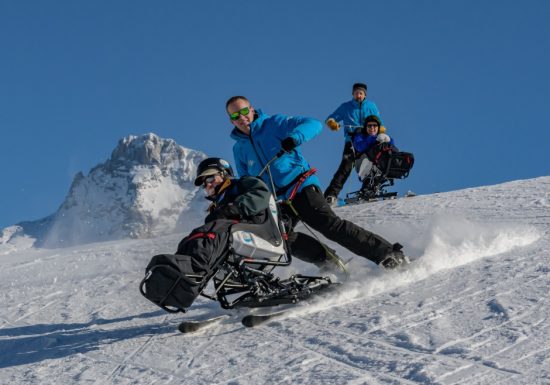 Location Tandem’flex ou Tempo duo, fauteuil de descente de piste de ski alpin