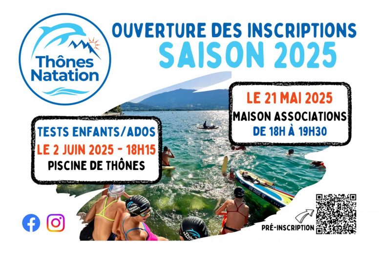 Inscriptions à Thônes Natation_Thônes