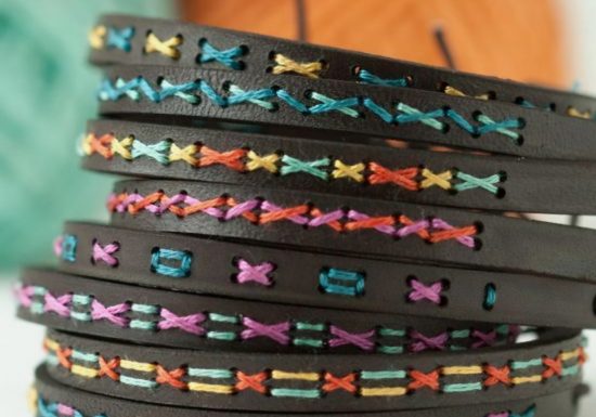 Atelier création d’un bracelet en cuir