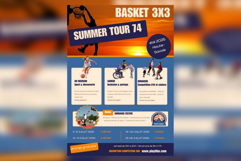 Basket 3×3 : Summer Tour 74_Thônes