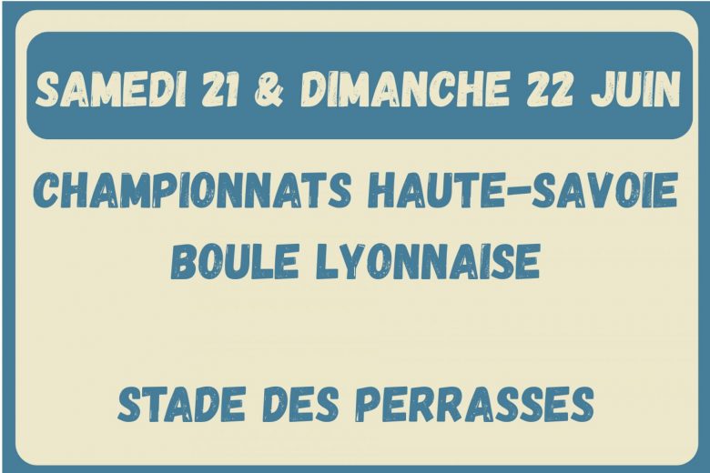 Championnat Haute-Savoie de boule lyonnaise_Thônes
