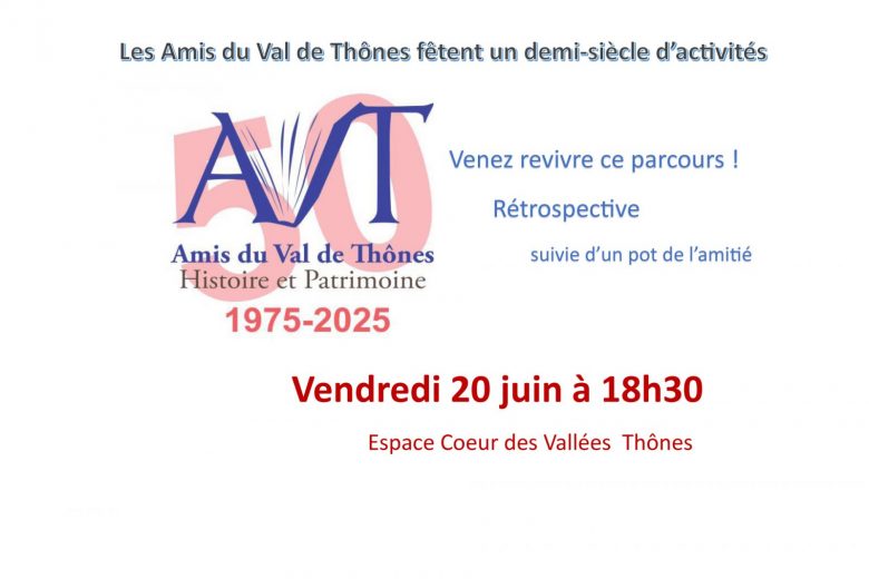 Les Amis du Val de Thônes fêtent leur demi-siècle_Thônes