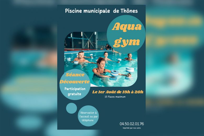 Séance découverte de l’aquagym_Thônes