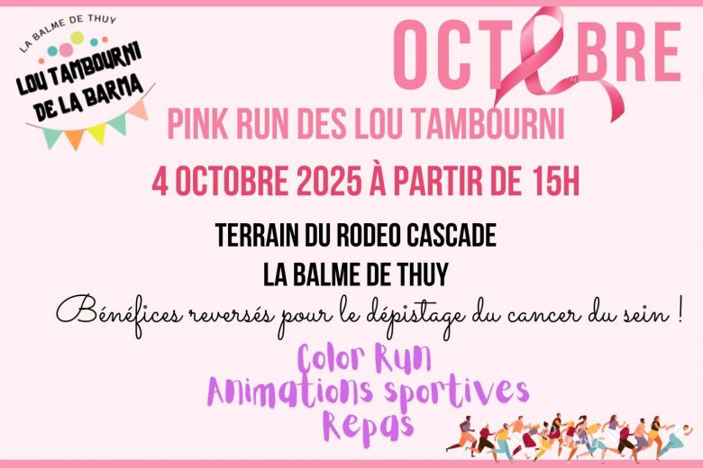 Pink run des Lou Tambourni – Octobre Rose_La Balme-de-Thuy