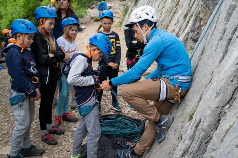 Escalade enfant