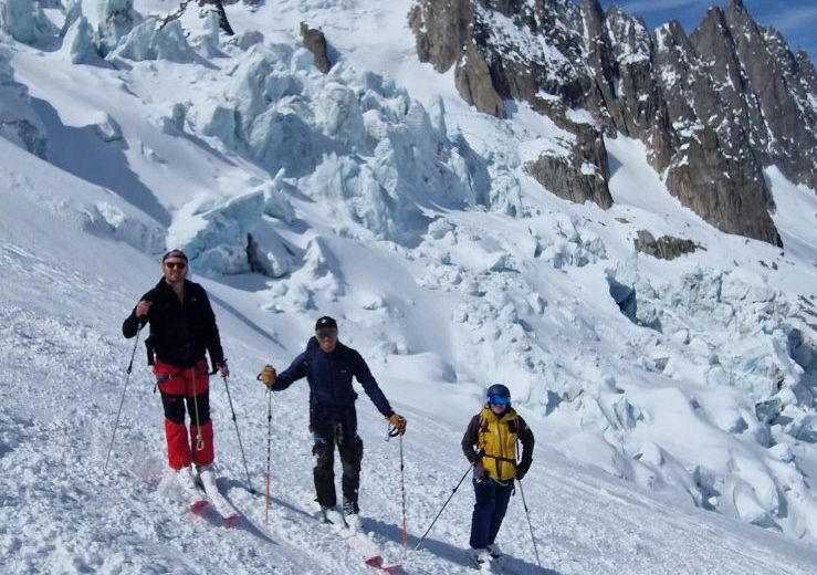 Hors piste Vallée Blanche Chamonix
