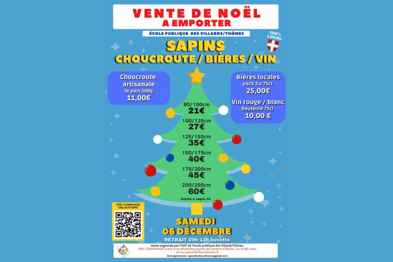 Vente de Noël_Les Villards-sur-Thônes