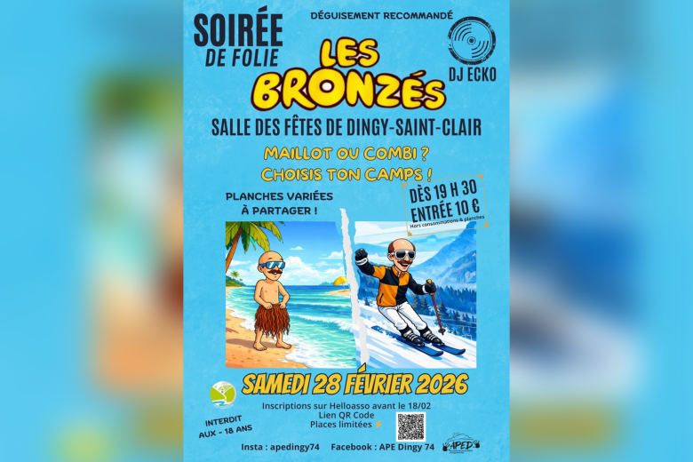 Soirée « Les Bronzés »_Dingy-Saint-Clair