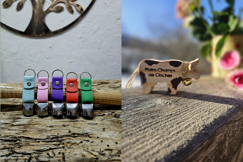Atelier création d&rsquo;un porte clé clochette et d&rsquo;une petite vache en bois_Thônes