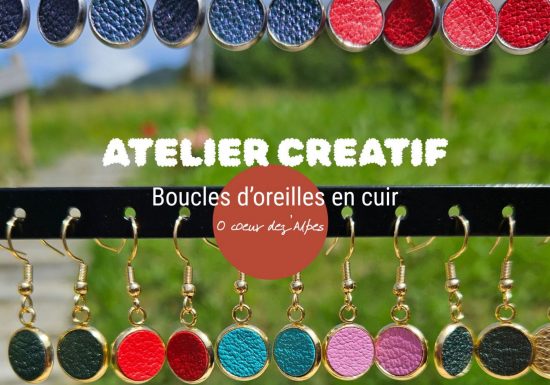 Atelier création de boucles d&rsquo;oreilles en cuir – Semaine Famille +