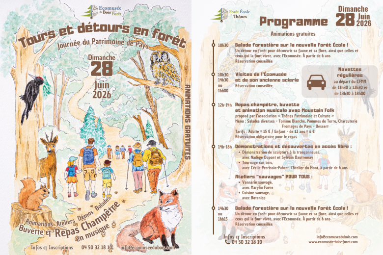 Journée du Patrimoine de Pays à l&rsquo;Ecomusée du bois et de la forêt_Thônes