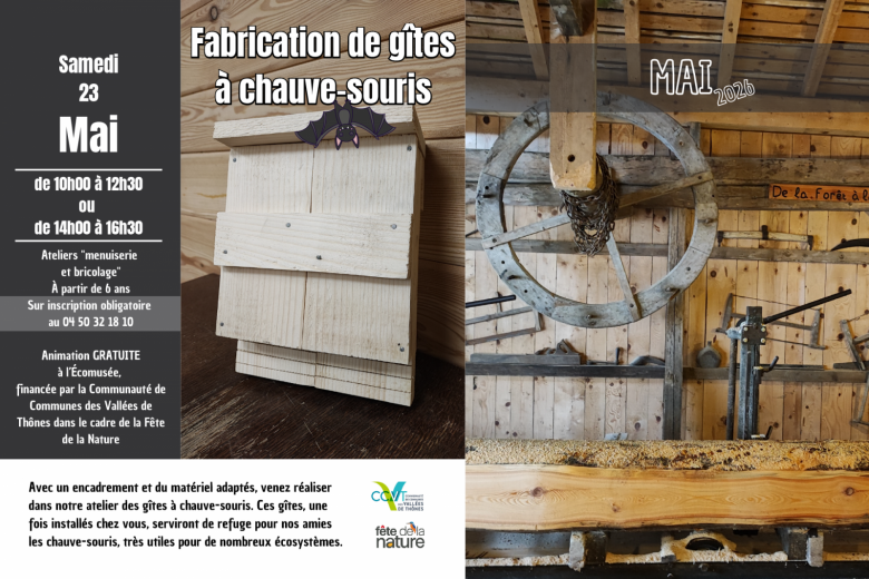 Fabrication de gîtes à chauve-souris_Thônes