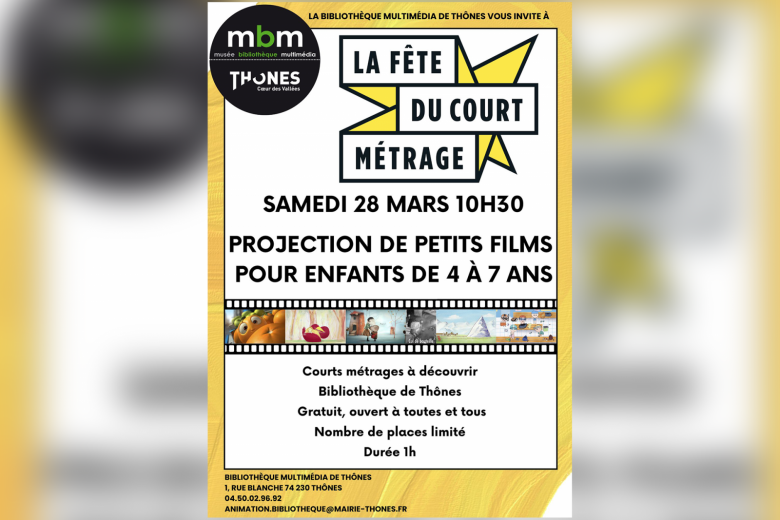 Fête du court métrage à Thônes_Thônes