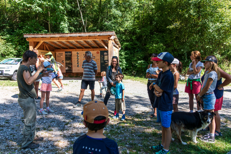 Visite adulte à l&rsquo;Abri sous roche_La Balme-de-Thuy
