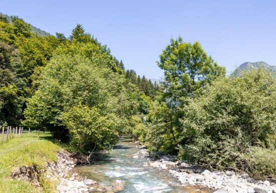Parcours pêche : Le Fier en amont de Thônes