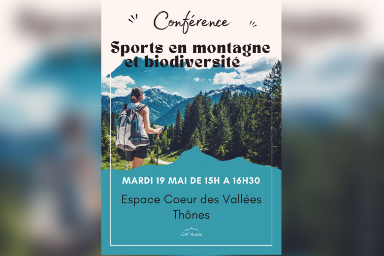 Conférence « Sports en montagne et biodiversité »_Thônes