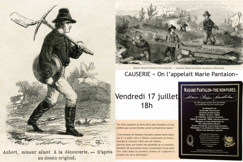 Conférence « On l&rsquo;appelait Marie Pantalon »_Thônes