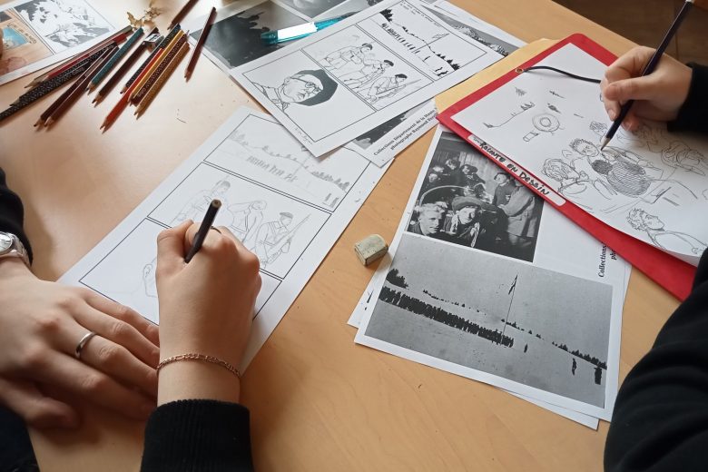Atelier Raconte en dessin le maquis au musée de la Résistance_La Balme-de-Thuy