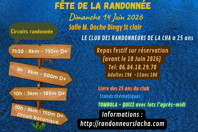 Fête de la randonnée_Dingy-Saint-Clair