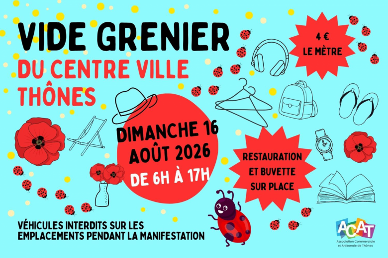 Vide-greniers des commerçants_Thônes