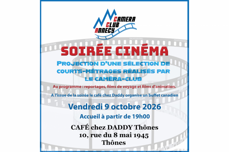 Soirée Cinéma au café Daddy_Thônes