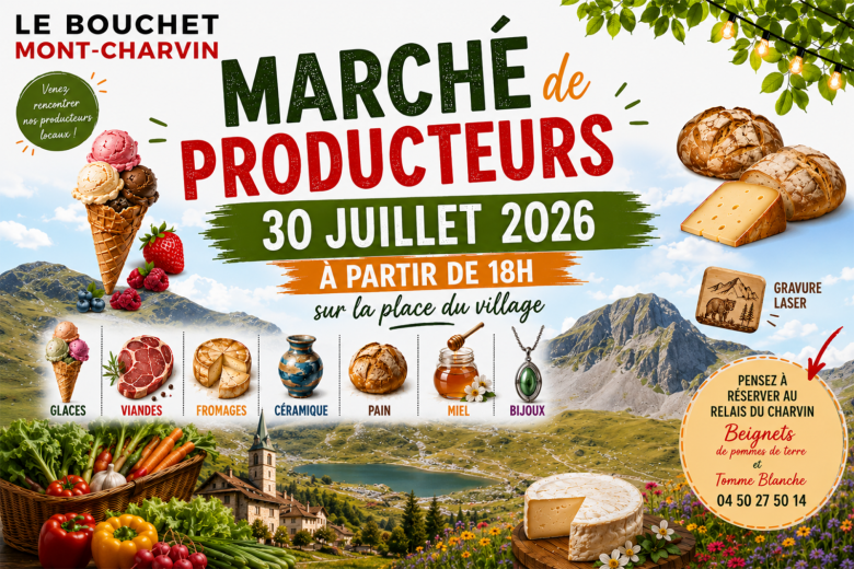 Marché de producteurs locaux_Le Bouchet-Mont-Charvin