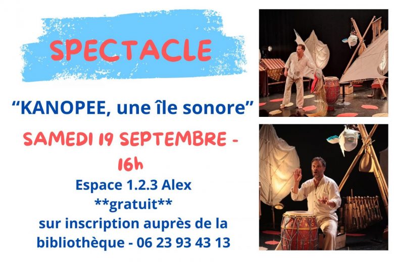 Spectacle musical « Kanopée, une île sonore »_Alex