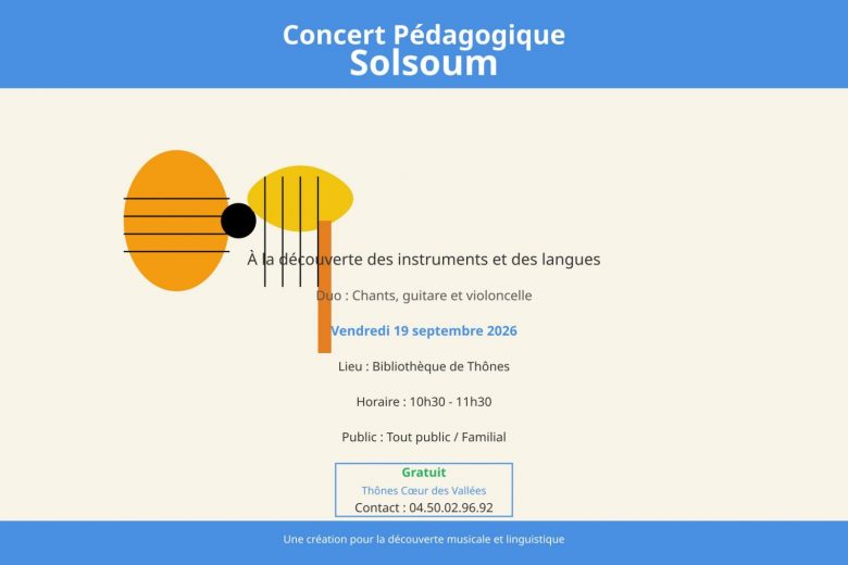 Concert pédagogique « Solsoum »_Thônes