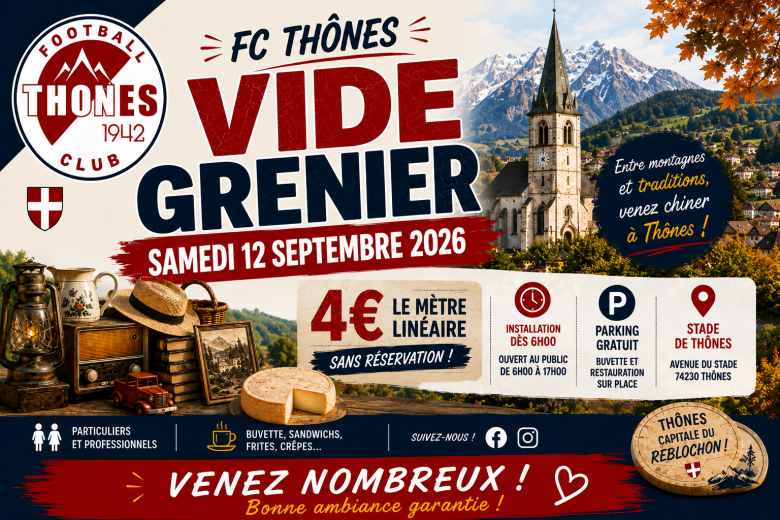 Vide-grenier du Football Club_Thônes
