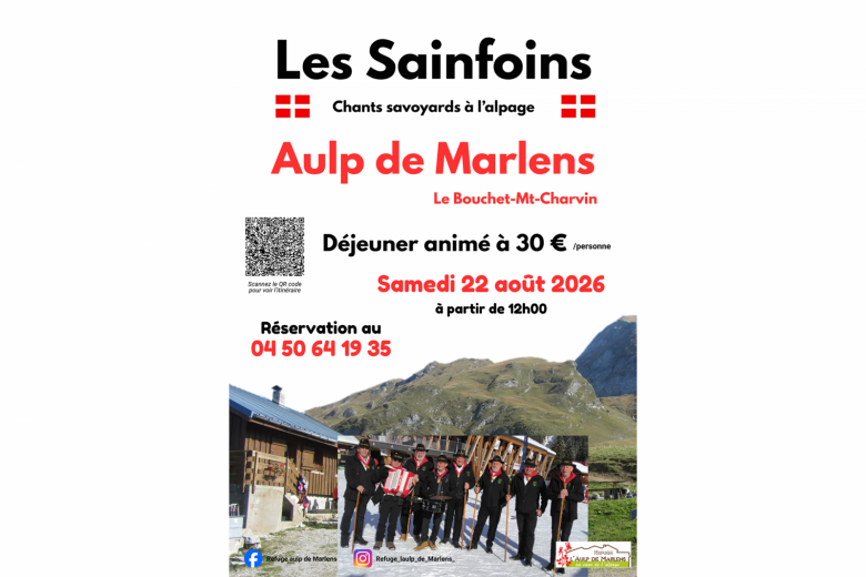 Déjeuner animé à l&rsquo;Aulp de Marlens_Le Bouchet-Mont-Charvin