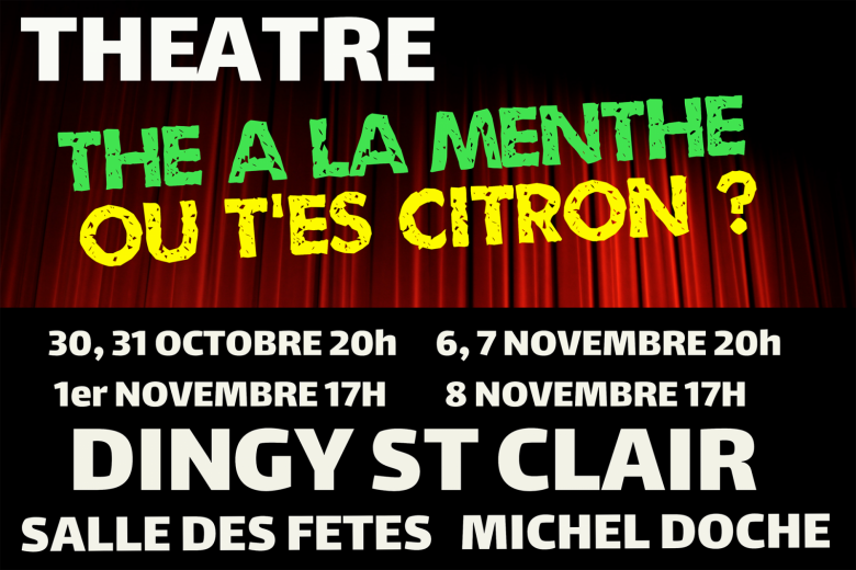 Théâtre « Thé à la menthe ou t&rsquo;es citron »_Dingy-Saint-Clair