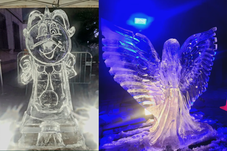Sculpture sur glace_Thônes