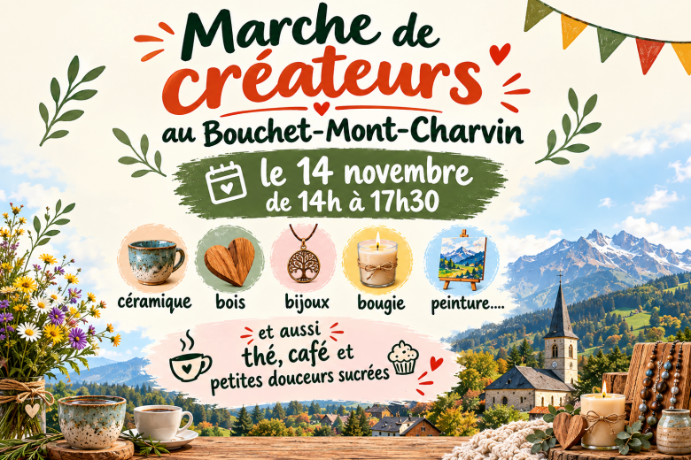 Marché de créateurs_Le Bouchet-Mont-Charvin