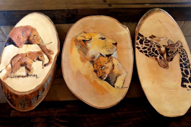 Triptyque savane