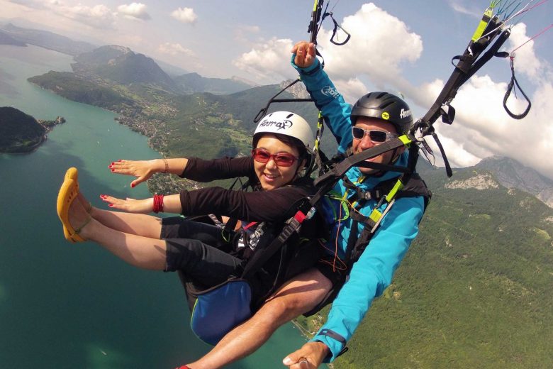 Vol en parapente avec ascendances proposé par Airmax